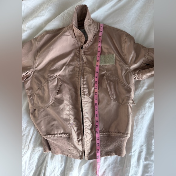 Vintage Pink/Tan/Bronze Bomber Jacket - Picture 4 of 7